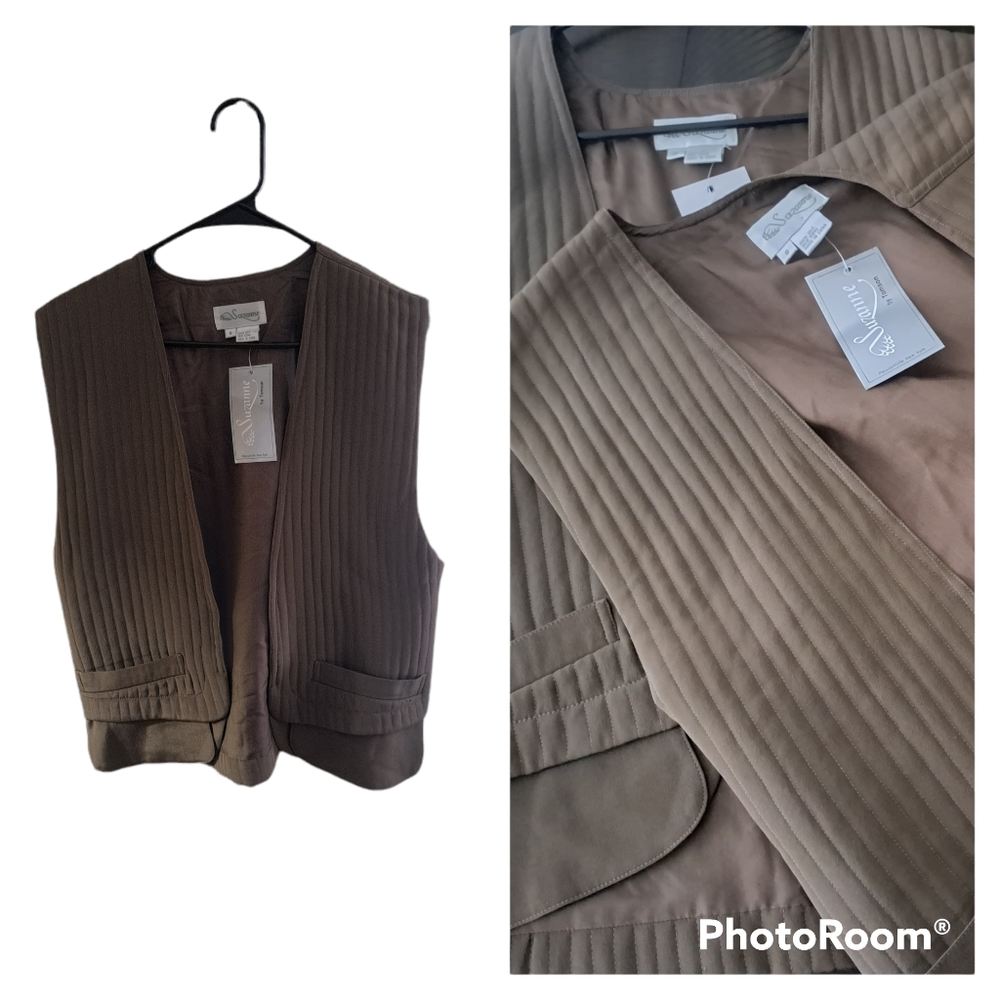 (2 NWT)Suzanne Silk vests